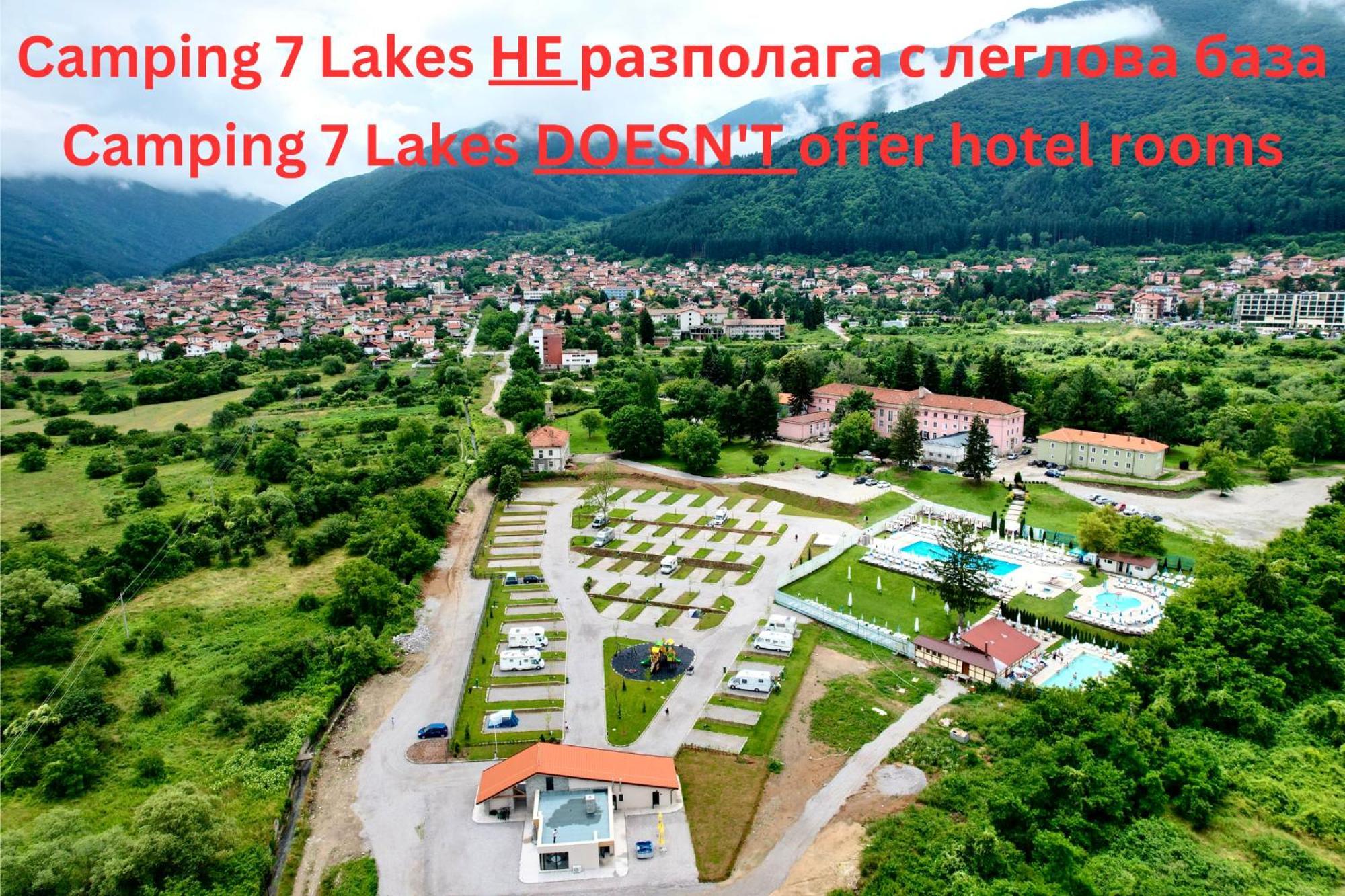 7 Lakes Camping Sapareva Banya Eksteriør billede